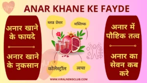 ANAR KHANE KE FAYDE