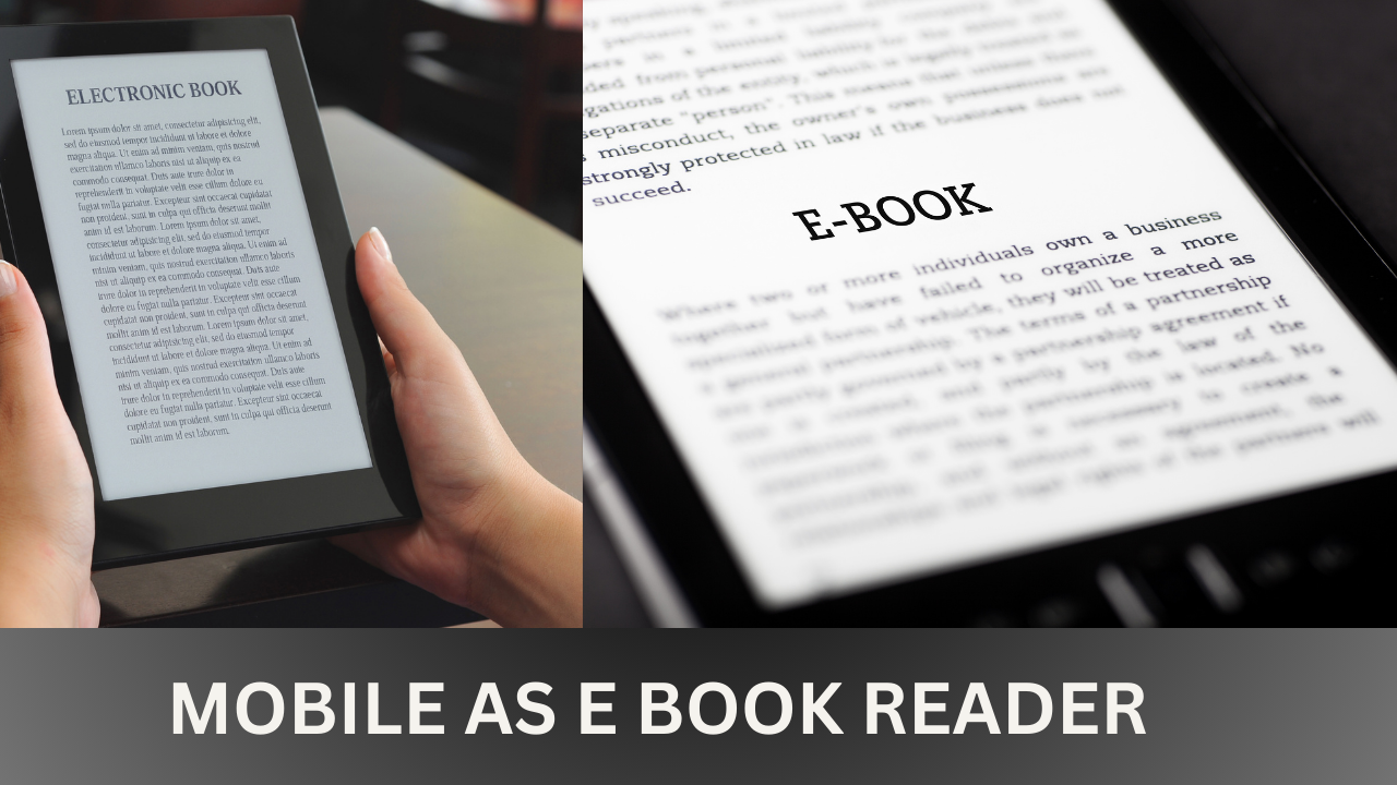 use of old Smartphone as e book READER